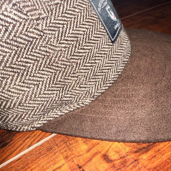 Profound Aesthetic Brown Herringbone Cap - Picture 2 of 4
